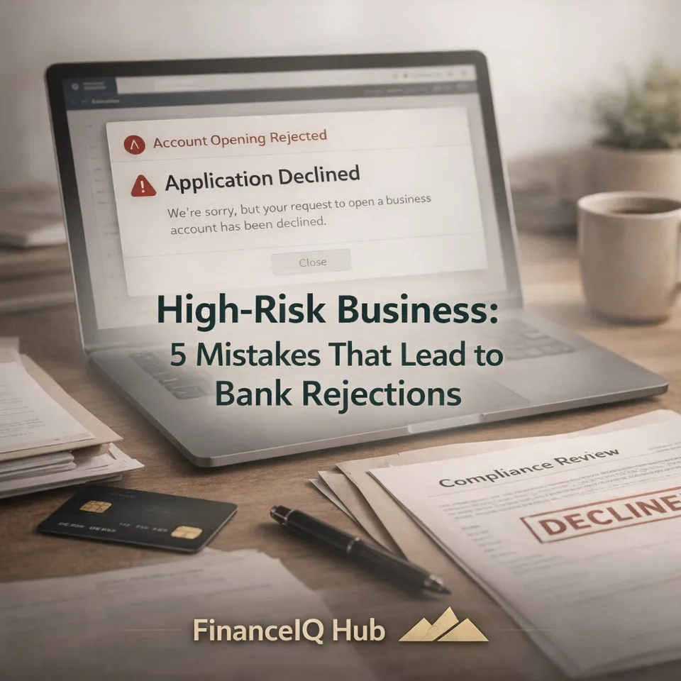 High-Risk Business: 5 Mistakes That Lead to Bank Rejections