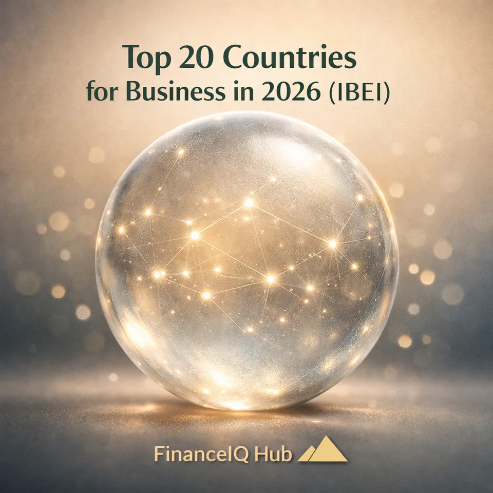 Top 20 Countries in the World for Business in 2026 according to the IBEI Index