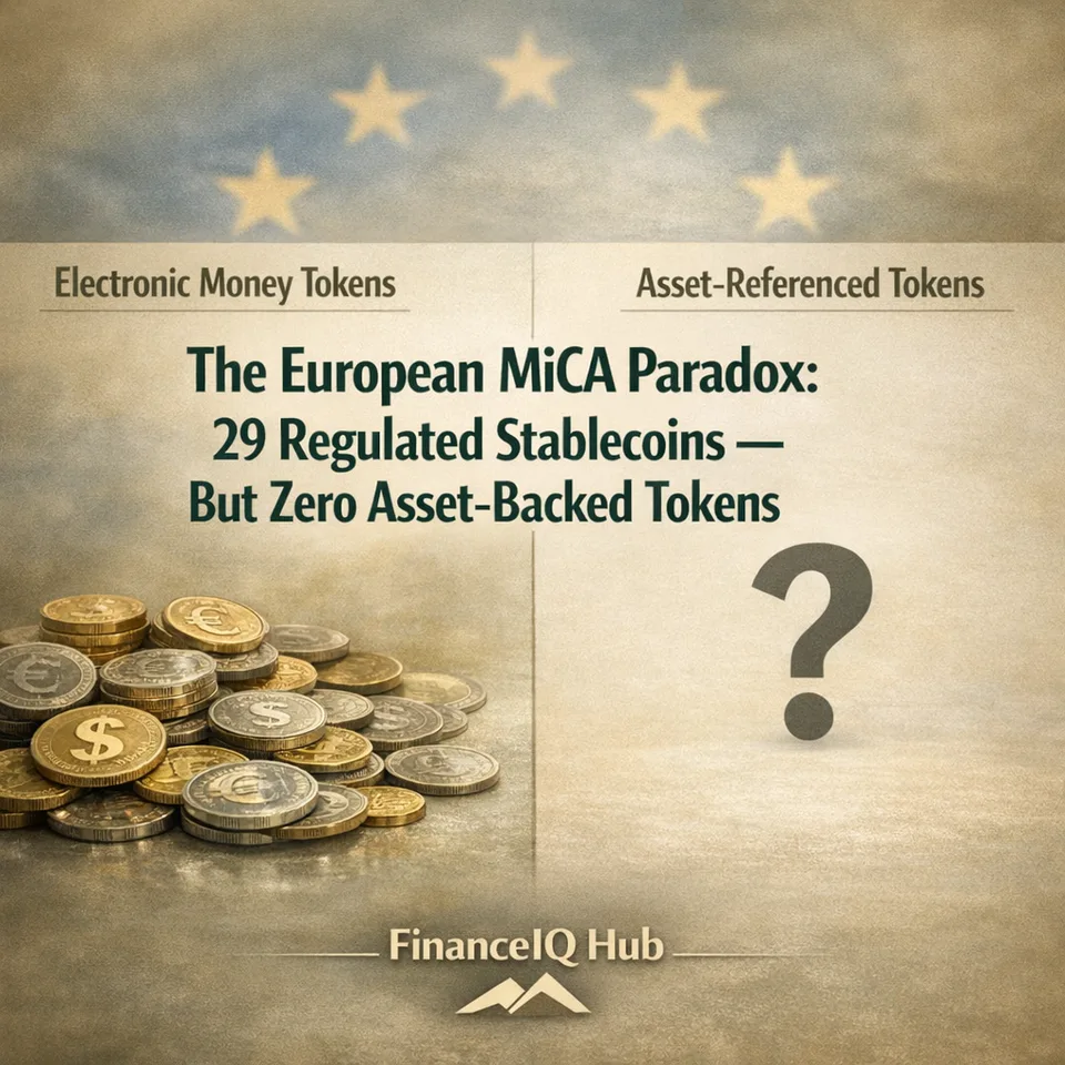 The European MiCA Paradox: 29 Regulated Stablecoins — But Zero Asset-Backed Tokens