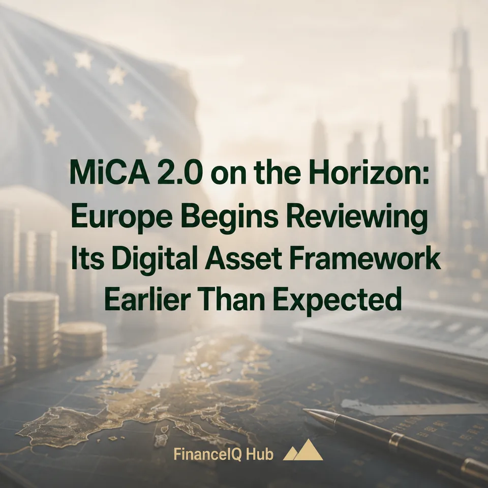 MiCA 2.0 on the Horizon: Europe Begins Reviewing Its Digital Asset Framework Earlier Than Expected