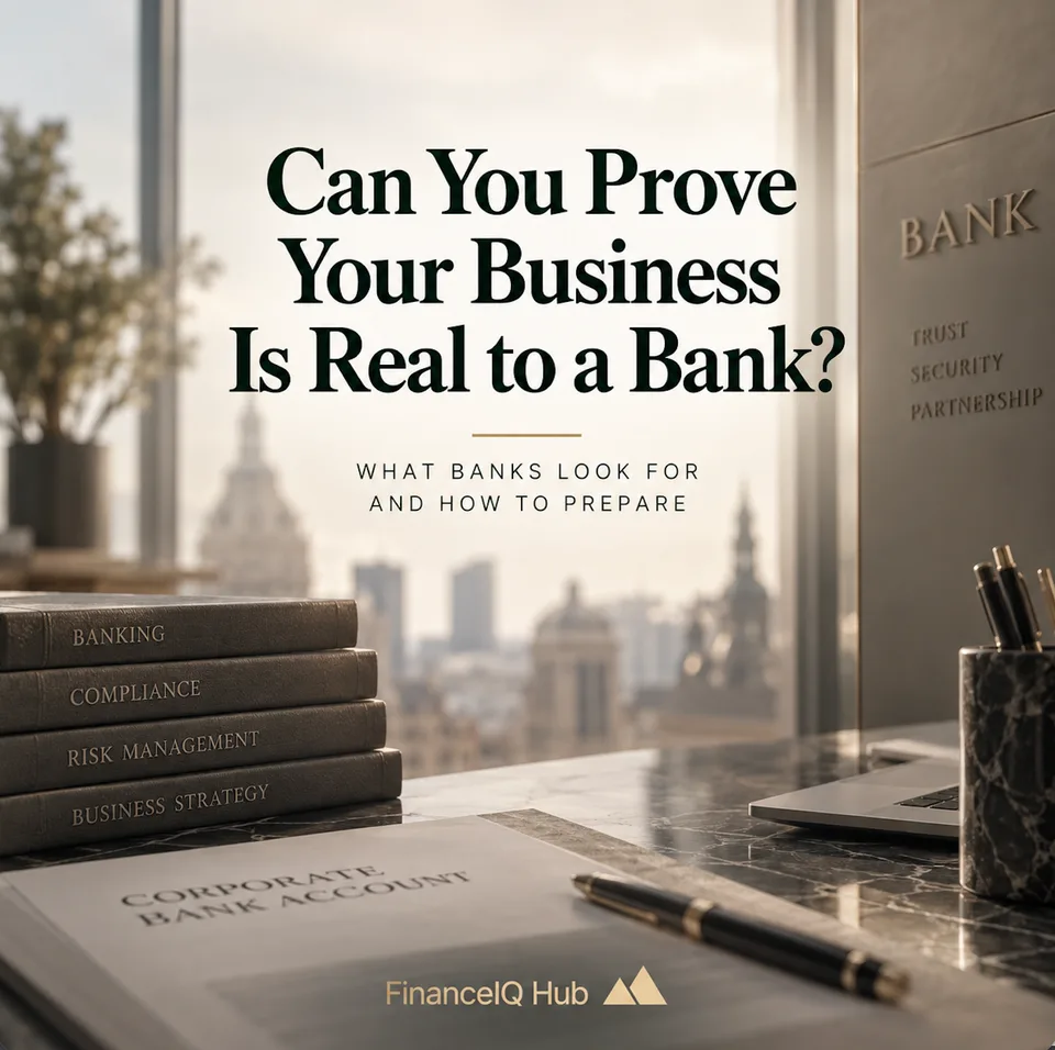How to Prove Your Business Is Real to a Bank?