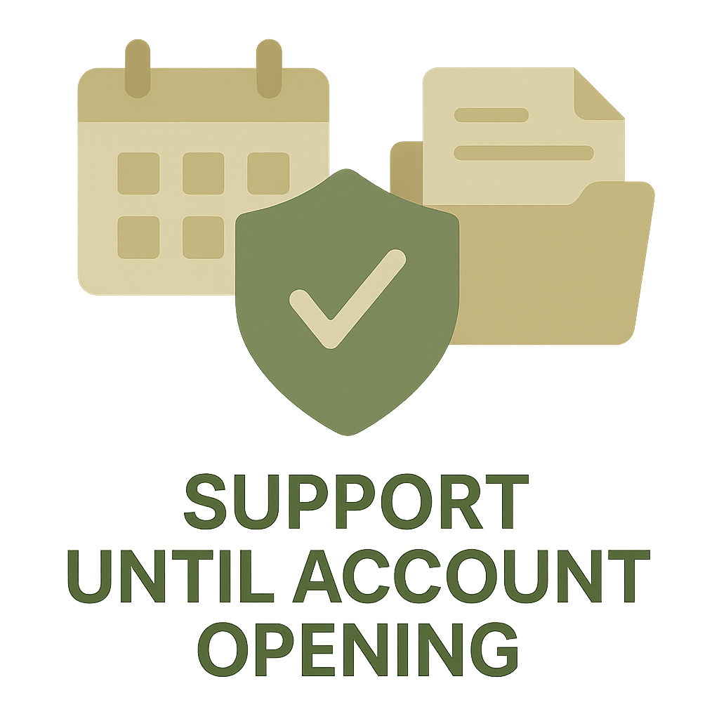 End-to-End Support Until Account Opening