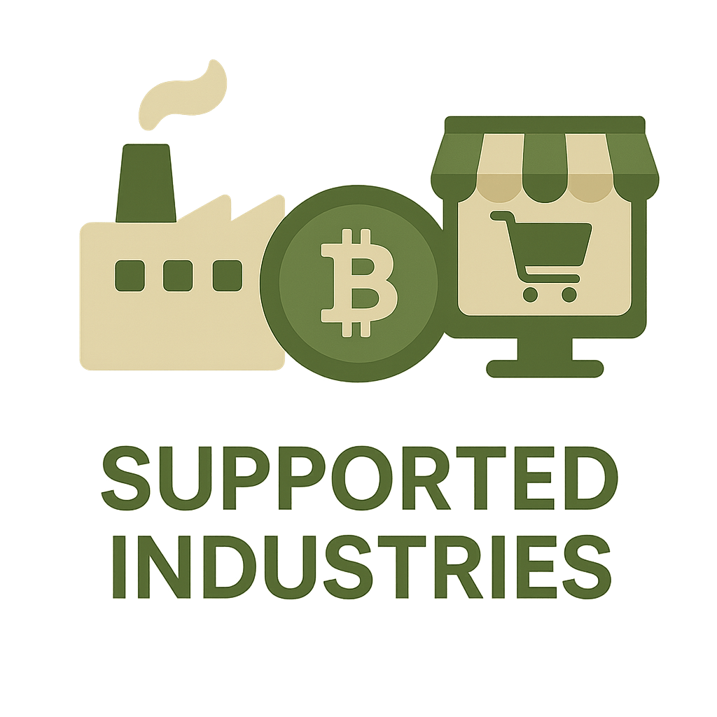 ✅ Supported Industries
