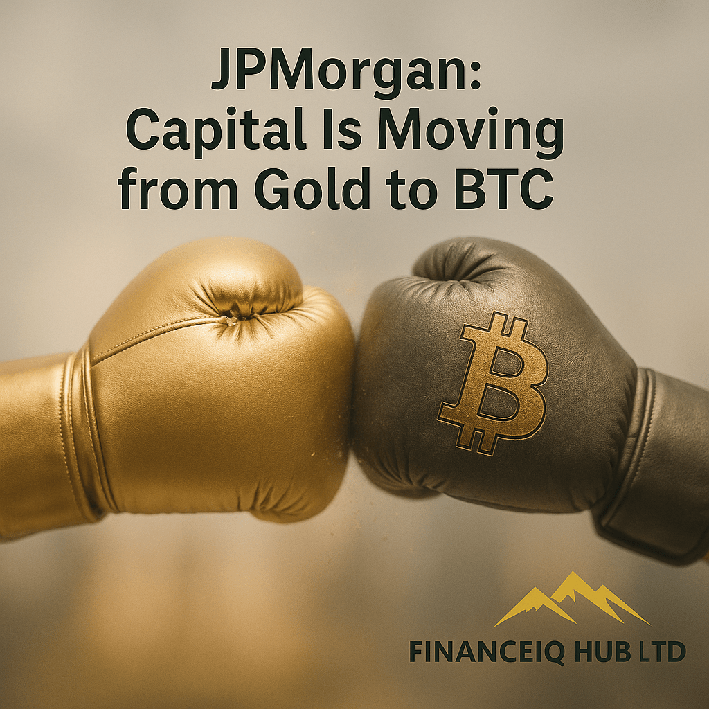 JPMorgan: Capital Is Moving from Gold to&nbsp;BTC