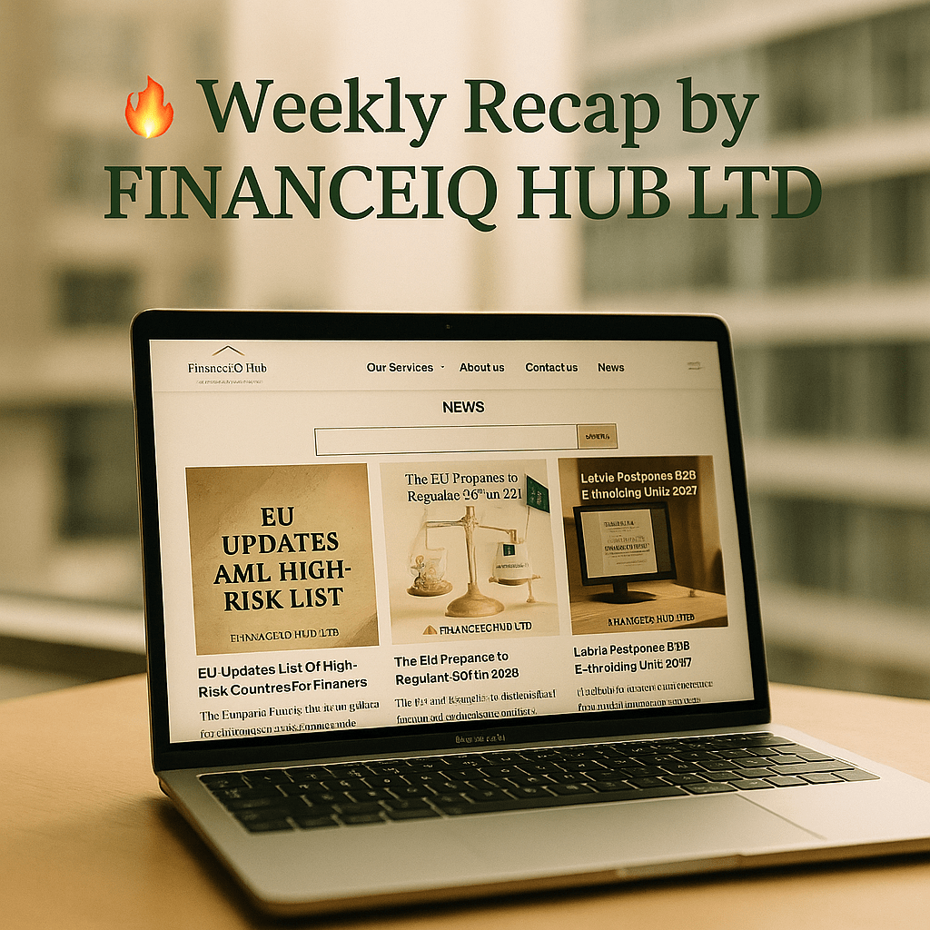 Weekly Recap by FINANCEIQ HUB&nbsp;LTD
