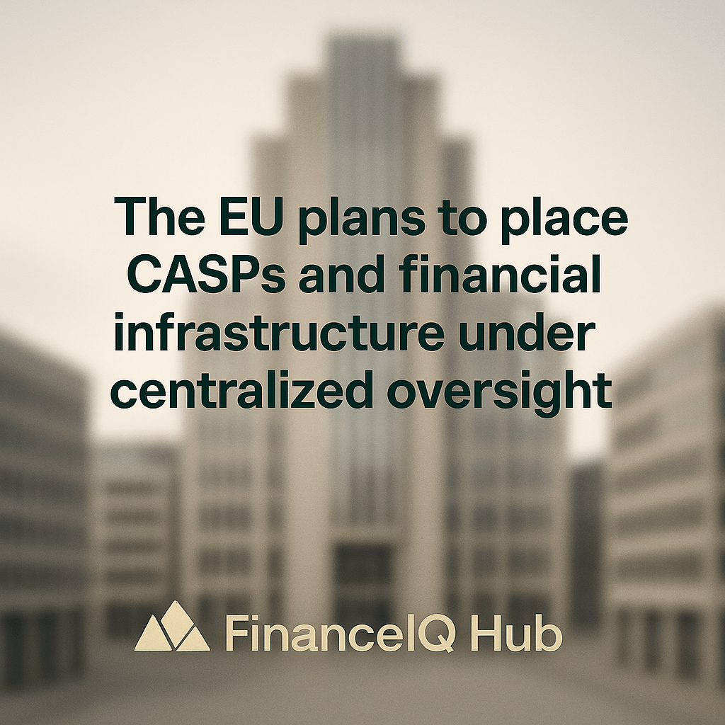 The EU plans to place CASPs and financial infrastructure under centralized&nbsp;oversight