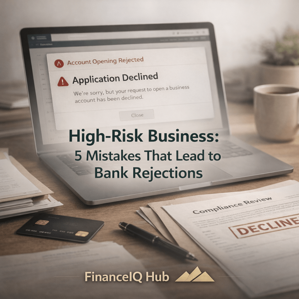 High-Risk Business: 5 Mistakes That Lead to Bank&nbsp;Rejections