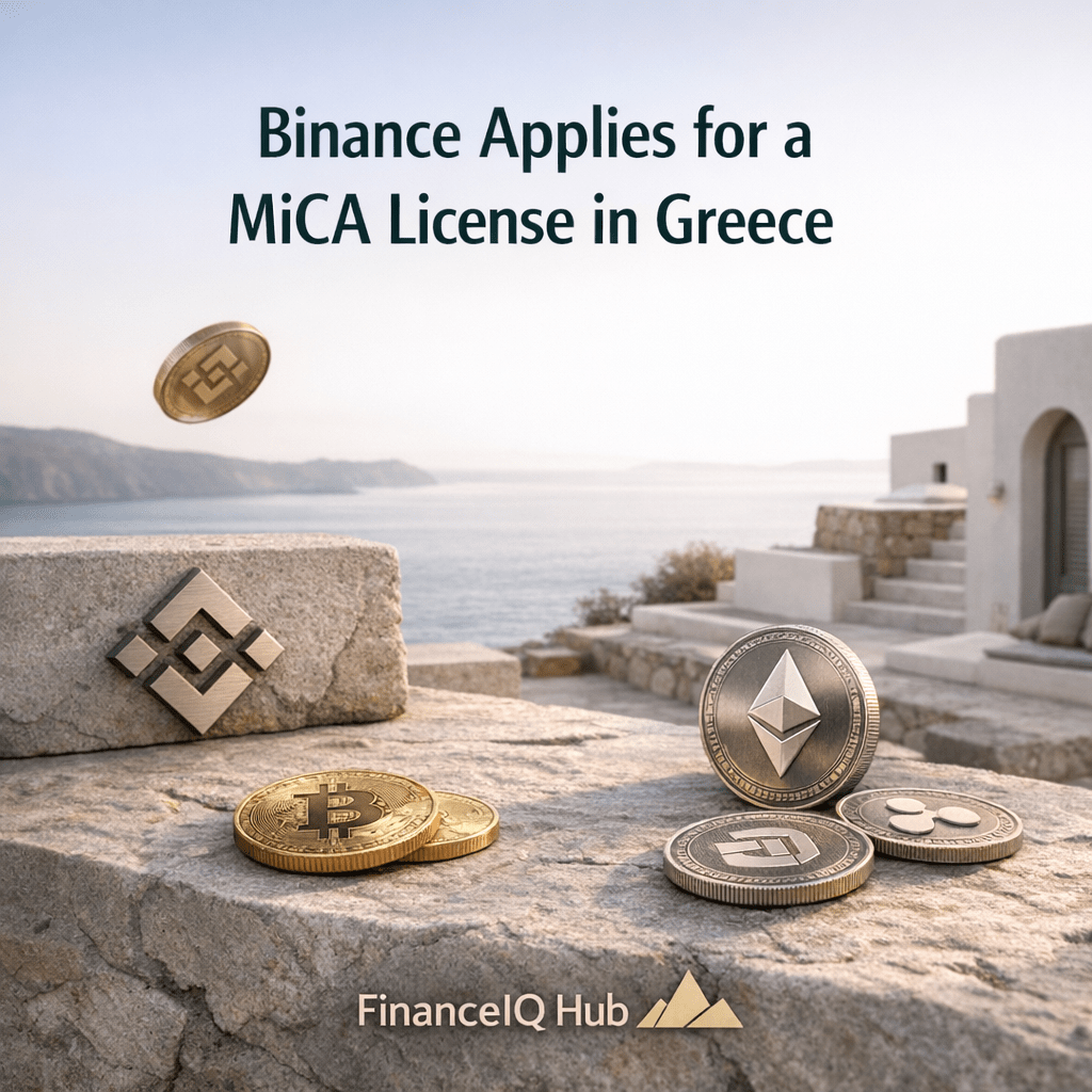 Binance Applies for a MiCA License in&nbsp;Greece